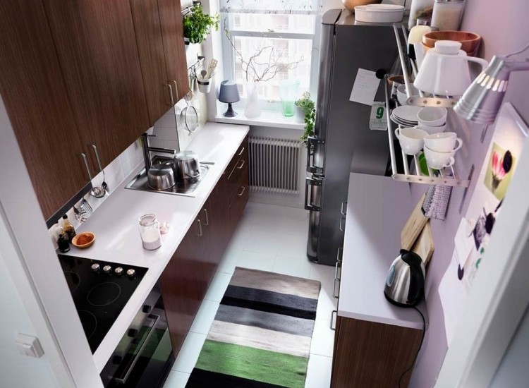 Кухня Магалая с посудомоечной машиной